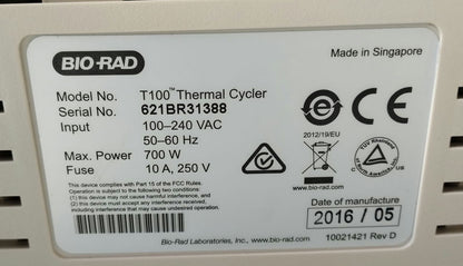 Thermocycleur BioRad T100