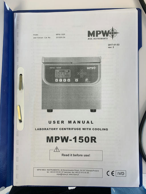 Centrifugeuse MPW 150R