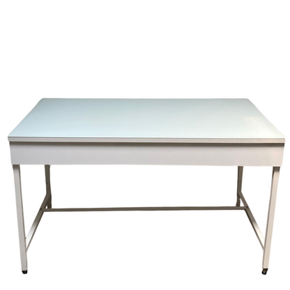 Enamelled glass dry bench