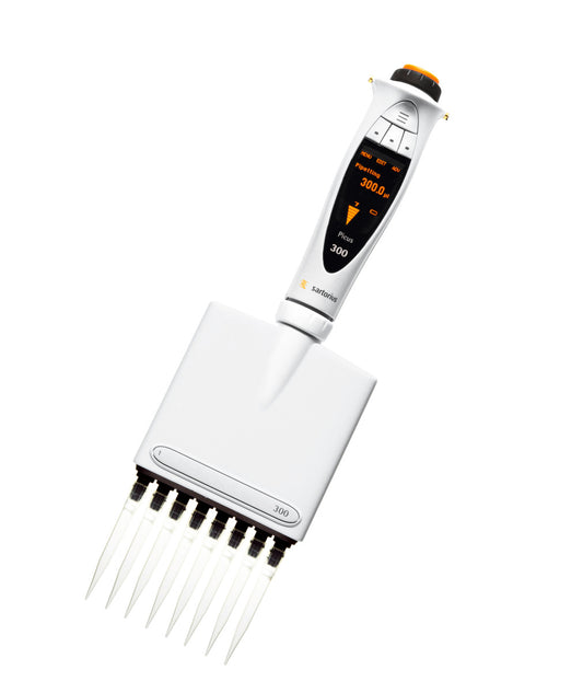 Pipette multicanaux électronique Sartorius 8 canaux - 10/300µL