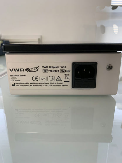 VWR W10 blade warmer